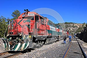 El Chepe train, Copper Canyon, Mexico