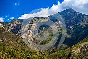 El Cielo mountain, beautiful travel destination of a southern Spain. The Sierras de Tejeda, Almijara and Alhama Mountains photo