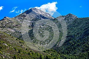 El Cielo mountain, beautiful travel destination of a southern Spain. The Sierras de Tejeda, Almijara and Alhama Mountains photo