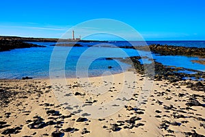 El Cotillo beach Toston lighthouse Fuerteventura