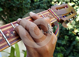 El Cuatro, Venezuelan musical instrument photo