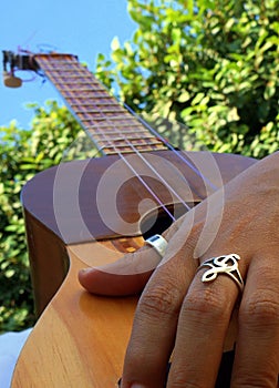 El Cuatro, Venezuelan musical instrument photo