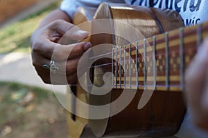 El Cuatro, Venezuelan musical instrument photo