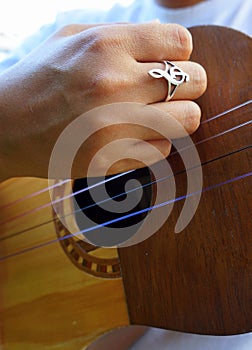 El Cuatro, Venezuelan musical instrument photo