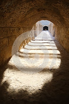 El Djem Amphitheatre, undercroft