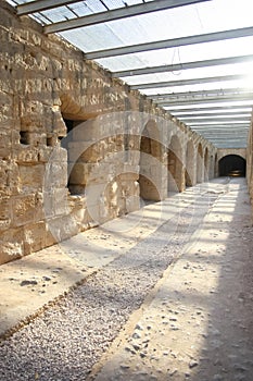 El Djem Amphitheatre, underground corridors