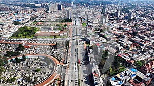 El Dorado Avenue At Bogota In District Capital Colombia.