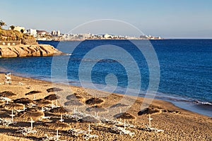 El Duque beach in Costa Adeje in Tenerife