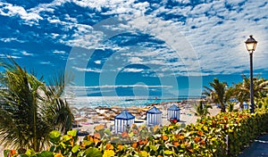 El Duque beach at Costa Adeje. Tenerife