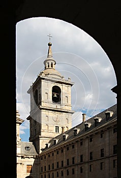 El escorial, madrid, belltower photo