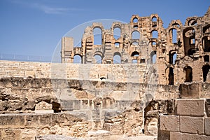 El Jem Coliseum - The largest Roman amphitheater in Africa- Tunisia