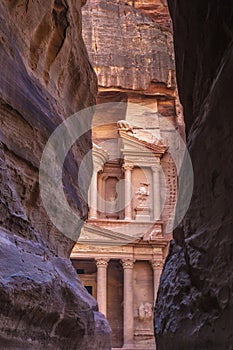 El Khasneh temple in petra