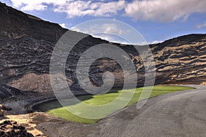 El Lago Verde in Lanzarote