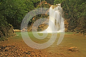 El Limon waterfall, Dominican Republic