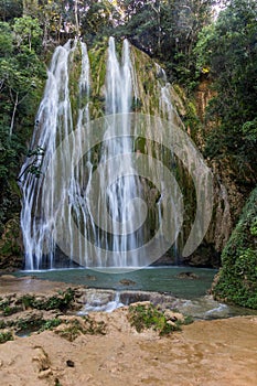 El Limon waterfall, Dominican Republ