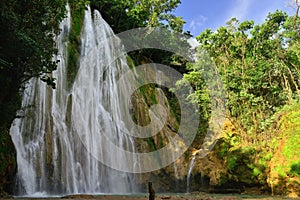 El Limon waterfall on Dominican Republic photo