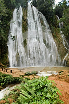 El limon waterfall, Samana peninsula