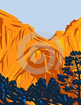 The El Malpais National Monument Located in Western New Mexico WPA Poster Art