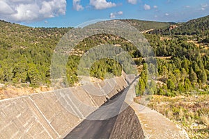 The El Masri Dam in Grombalia, Tunisia