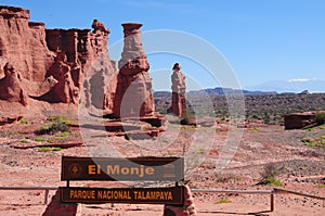 `El Monje`, national park Talampaya, Argentina photo