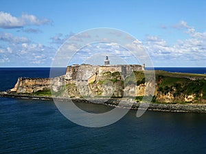 El Moro Castle in San Juan, Puerto Rico photo