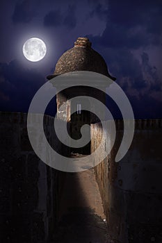 El Morro Castle at Night photo