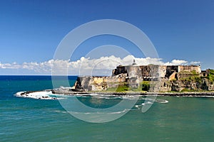 El morro fort in Old San Juan, Puerto Rico