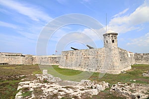 The El Morro fortress in Havana, Cuba