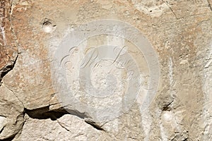 El Morro National Monument, historic signatures