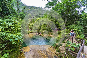 El Nicho waterfall, located in the Sierra del Escambray mountains not far from Cienfuegos
