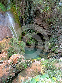 El Nicho Waterfalls