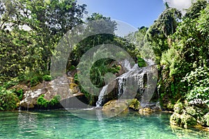 El Nicho Waterfalls in Cuba photo