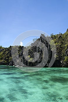 El nido karst seascape palawan philippines photo