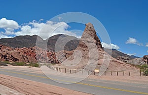 El Obelisco - rock formation. Quebrada de las Conchas.