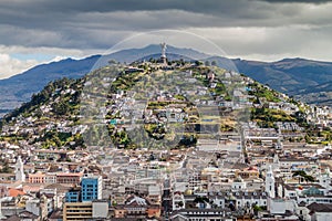 El Panecillo hill in Quito