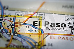El Paso on Map photo