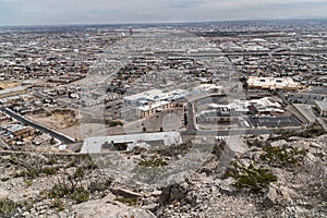 El Paso Texas as seen from up high photo