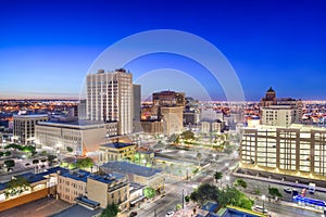 El Paso, Texas, USA Downtown Skyline