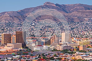 El Paso, Texas, USA Downtown Skyline photo