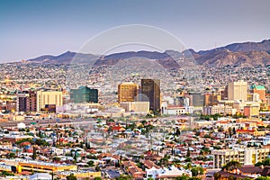 El Paso, Texas, USA Downtown Skyline photo