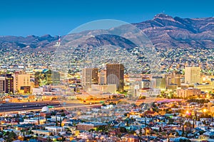 El Paso, Texas, USA Downtown Skyline photo