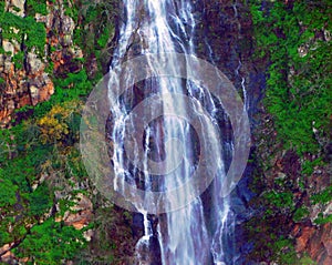 Lirios waterfall in Salamanca photo