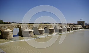 El Puente Remano over the Guadalquivir river in Cordova photo
