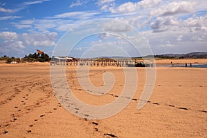 El Puntal beach, Santander