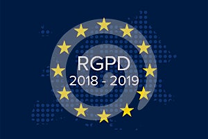El Reglamento General de ProtecciÃÂ³n de Datos RGPD, 2018-2019, 1 year later photo