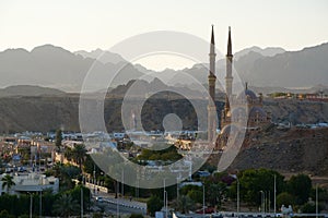 El Sahaba Mosque in old market, Sharm El Sheikh city in Egypt