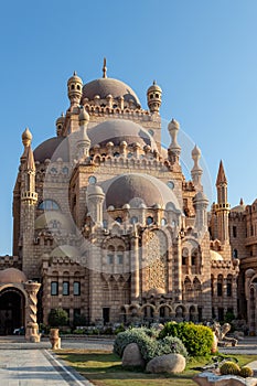 El Sahaba Mosque. The mosque in the old town of Sharm El Sheikh in Egypt