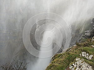 El Salto del Nervion waterfall, Burgos, the largest waterfall in Europe