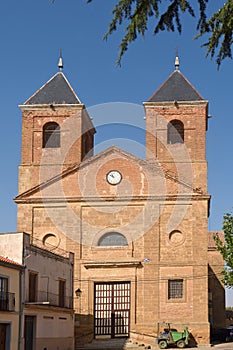 El Salvador church in Villanueva del Campo, Tierra de Campos Reg