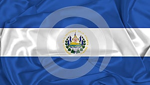 Silk El Salvador Flag photo
